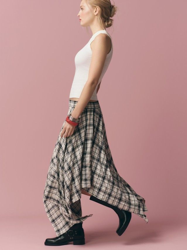 Юбка женская C LU 3517, р.170-90, white-black - 5