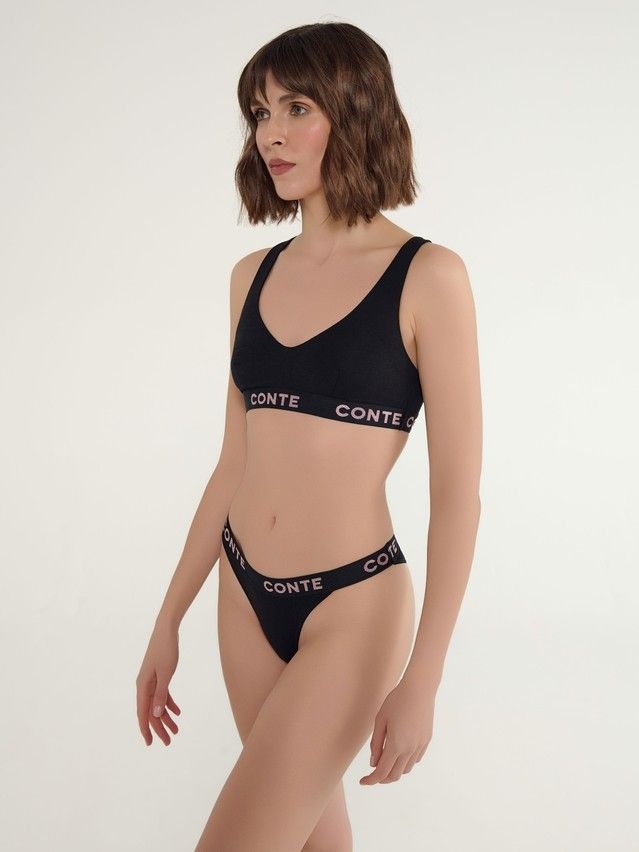 Бюстье женское CE COMFY LINE LBE 2989, р.170-84, black-pink - 3