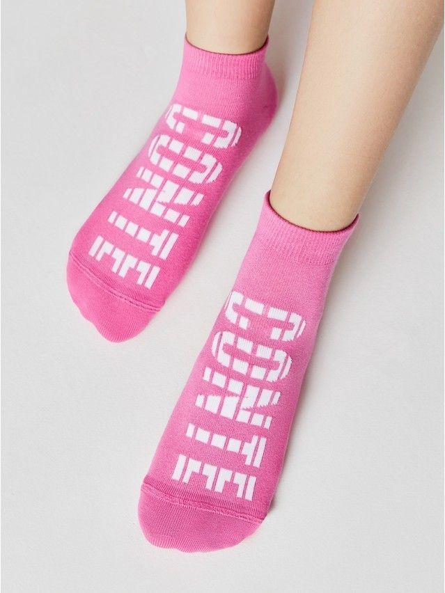 Носки женские хлопковые CE ACTIVE (короткие) 23С-111СП, р.23-25, 574 розовый - 1