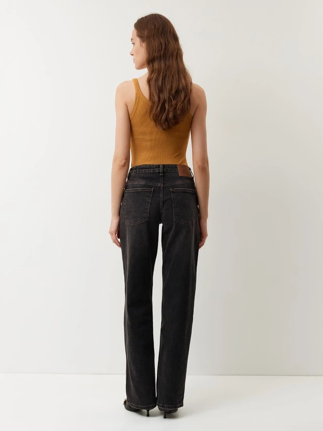 Джинсы жен. C CON-951, р.164-90, washed black - 2