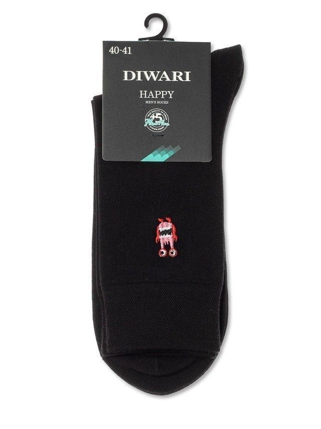 Носки мужские DW HAPPY 20С-36СП, р.40-41, 513 черный - 2