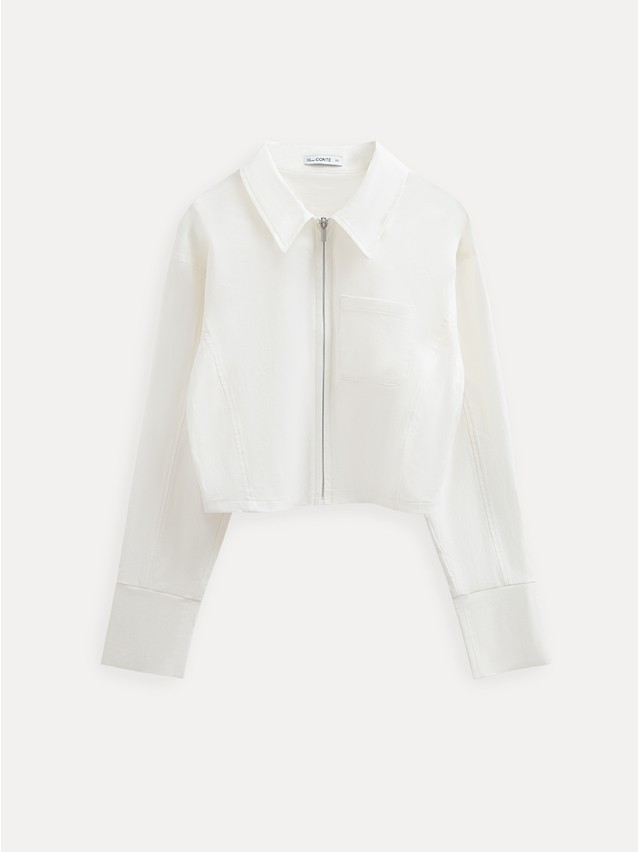 Рубашка женская C LRU 3524, р.170-84-90, ecru - 1