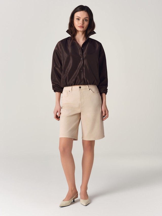 Шорты джинсовые жен. C CON-885, р.170-90, beige - 1