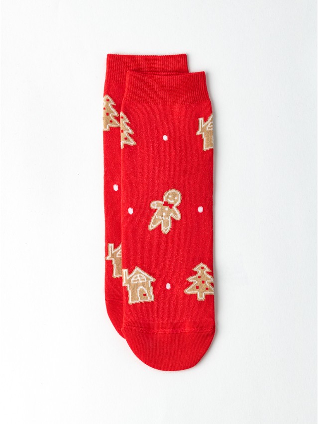 Носки детские CK NEW YEAR 21С-64СП, р.11-12, 1023 красный - 4