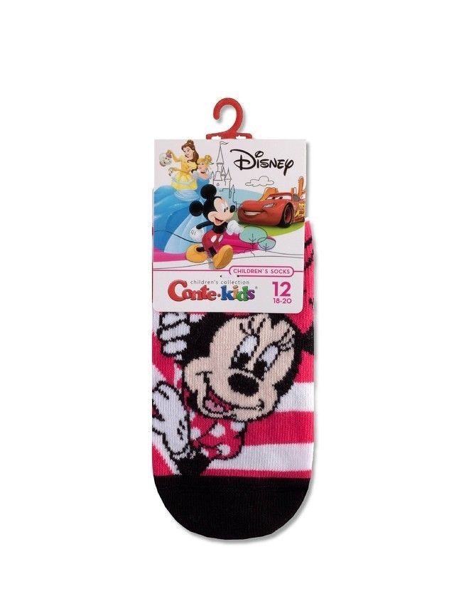 Носки детские ©Disney (короткие),р.14, 340 малиновый - 3