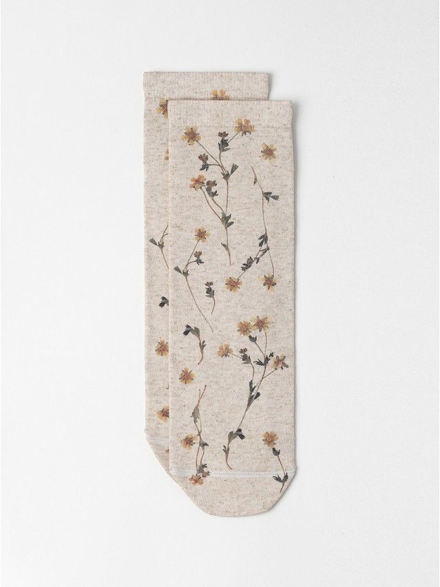 Носки женские C FLOWERS 20С-107/3СП, р.23-25, 1153 бежевый - 4