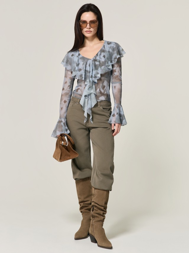 Джемпер женский C LD 3485, р.170-84, flower - 1