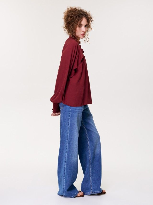 Блузка жен. C LBL 3476, р.170-84-90, terracotta - 3