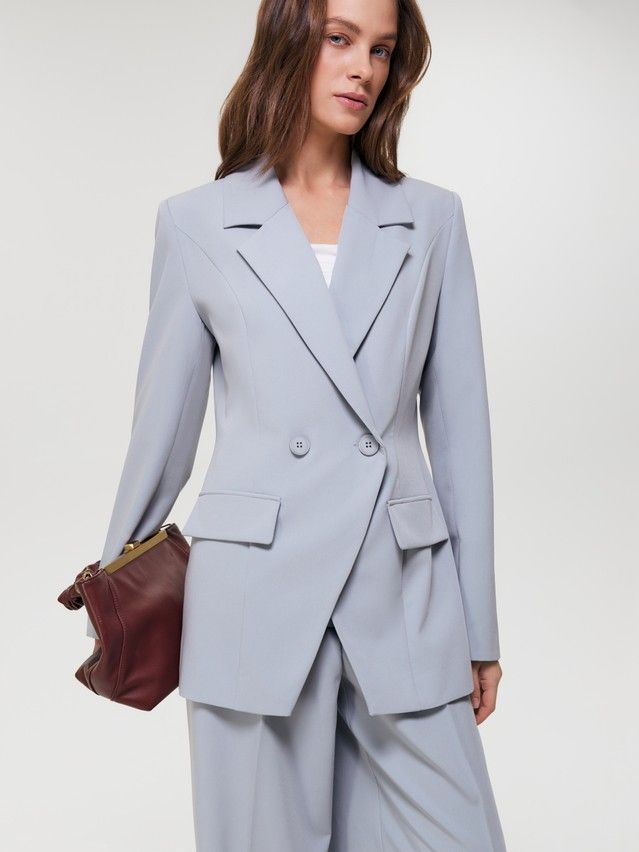 Жакет женский C LJ 3394, р.170-84-90, grey-blue - 1