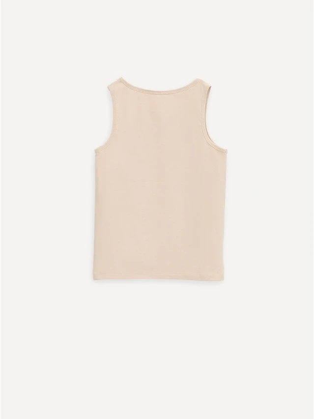 Майка дев. CE BASIC COLLECTION DM 5102 (пакет),р.116,122-60, natural - 2