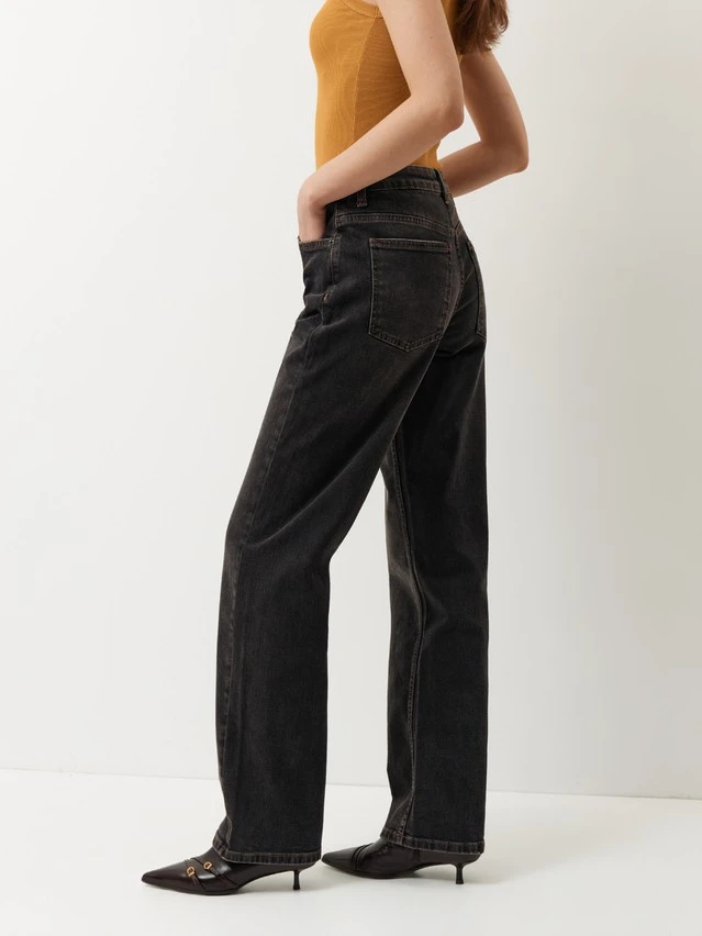 Джинсы жен. C CON-951, р.164-90, washed black - 6