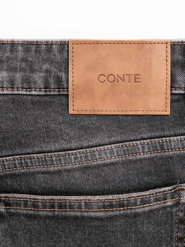 Джинсы жен. C CON-951, р.164-90, washed black - 16
