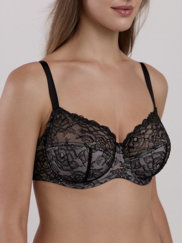 Бюстгальтер CE FLORA RB5235, р.75C, черный - 1
