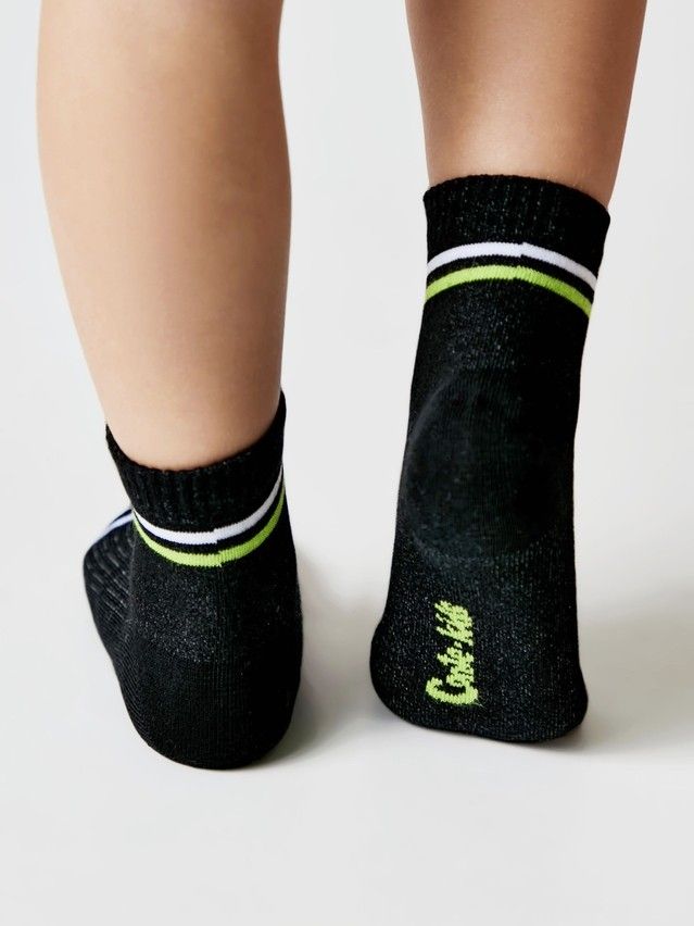 Носки детские ACTIVE (короткие) 13С-34СП, р.16, 508 черный-салатовый - 3