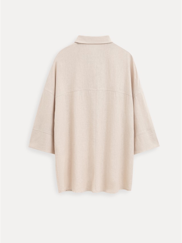 Рубашка жен. C LRU 3482, р.170-84-90, beige - 7