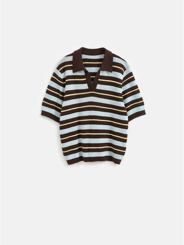 Джемпер жен. C LDK25139 25С-139СП, р.170-84, brown-blue-yellow - 6