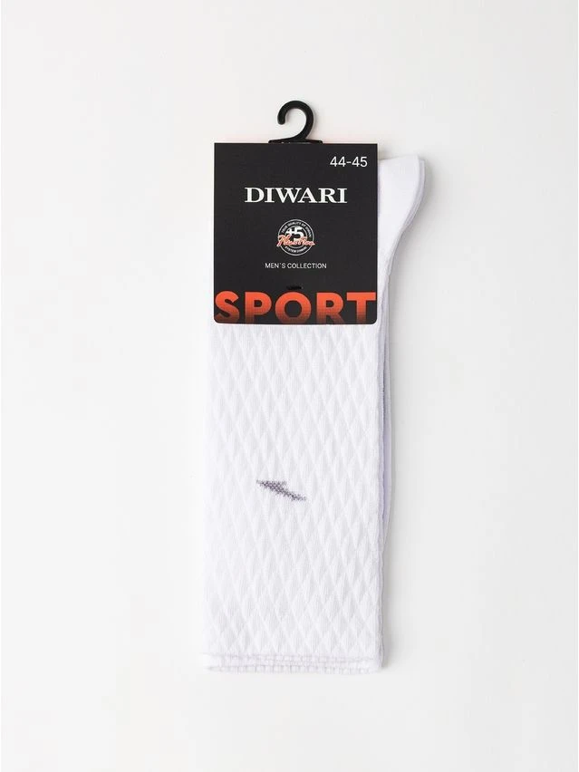 Носки муж. DW SPORT (удлиненные) 26С-25СП, р.25, 973 белый - 5