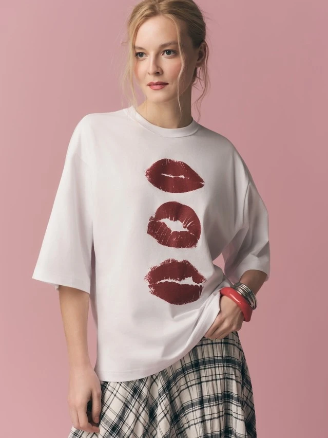 Джемпер женский C LD 3449, р.170-84, white-lips - 6