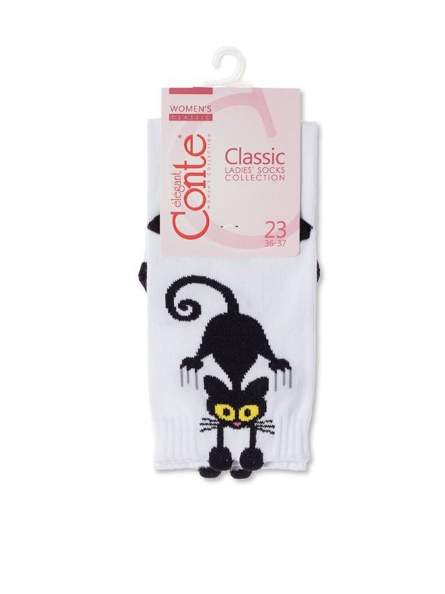 Носки женские хлопковые CE CLASSIC 17С-183СП, р.36-37, 233 белый - 4