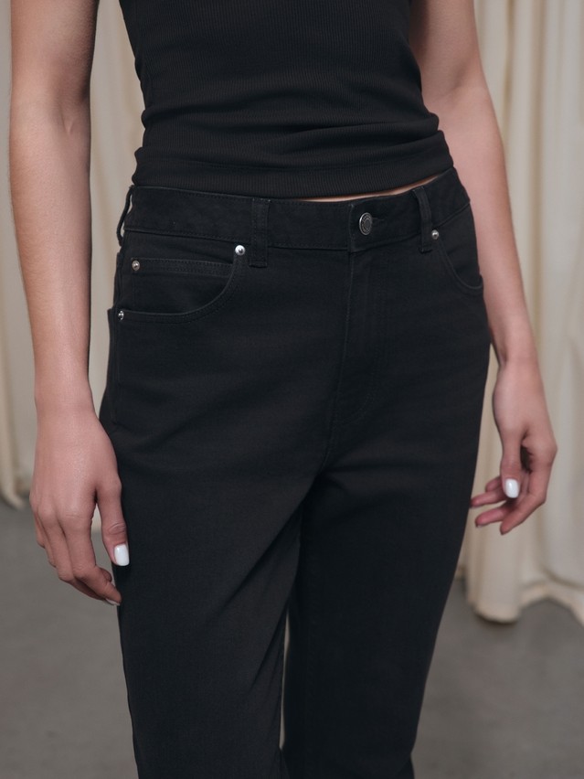 Джинсы женские C CON-809, р.164-90, washed black - 5
