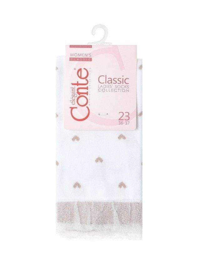 Носки женские хлопковые CE CLASSIC 20С-105СП, р.36-37, 243 белый - 3