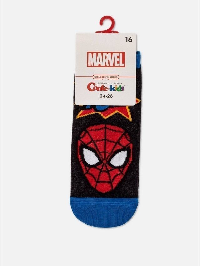 Носки детские CK MARVEL (короткие) 17С-133СПМ, р.20, 549 черный - 3