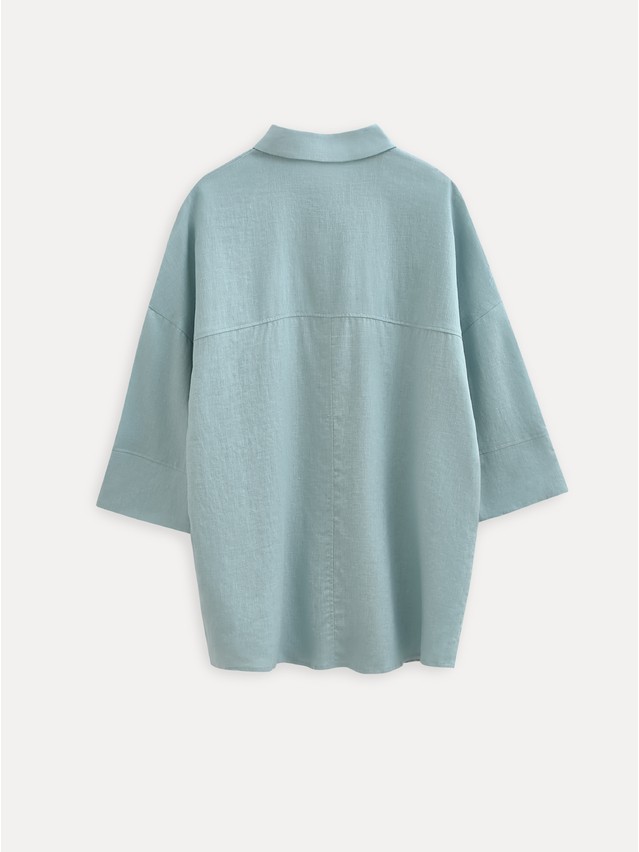 Рубашка жен. C LRU 3482, р.170-84-90, blue - 7