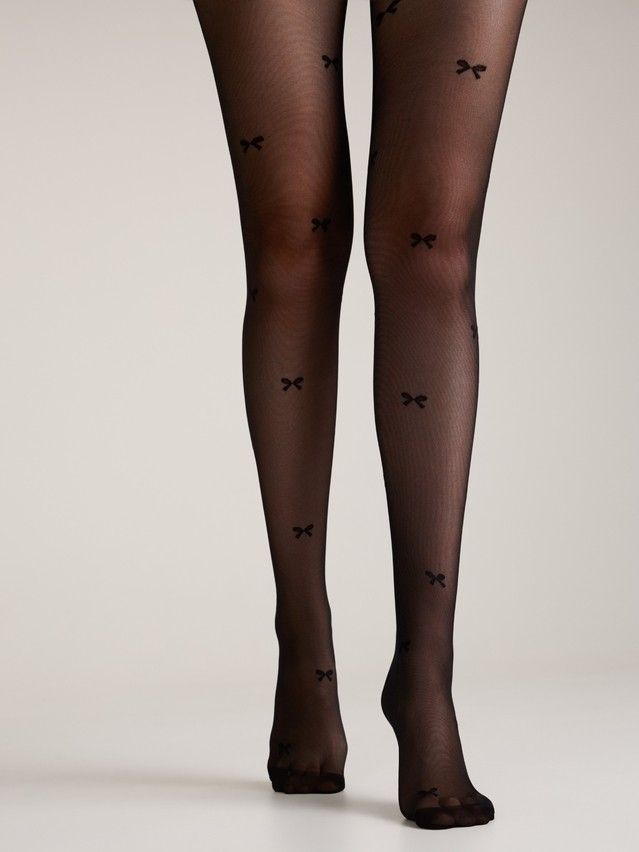 Колготки женские CE FANTASY LITTLE BOWS, р.2, nero - 2