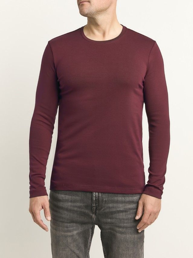 Джемпер мужской DW BASIC MEN MD 4031 (пакет),р.176,182-92, dark bordo - 1