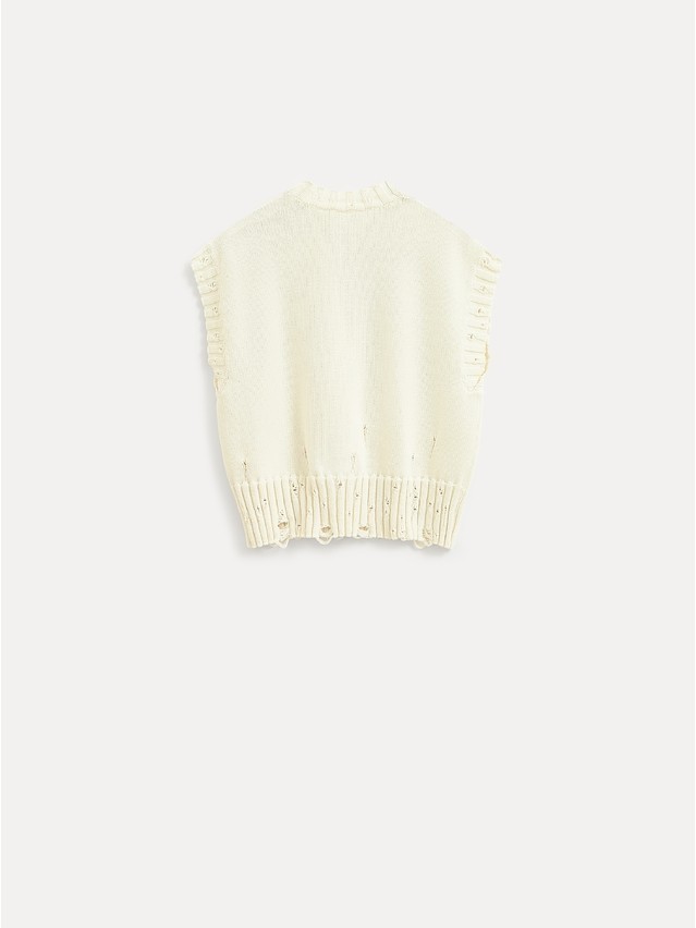 Жилет жен. CE LDK2579 25С-79СП, р.170-84, ecru - 2