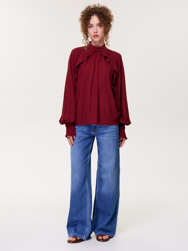 Блузка жен. C LBL 3476, р.170-84-90, terracotta - 1