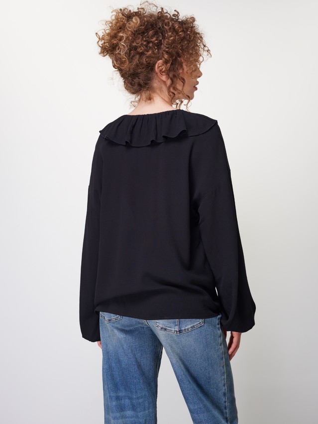 Блузка жен. C LBL 3477, р.170-84-90, black - 2