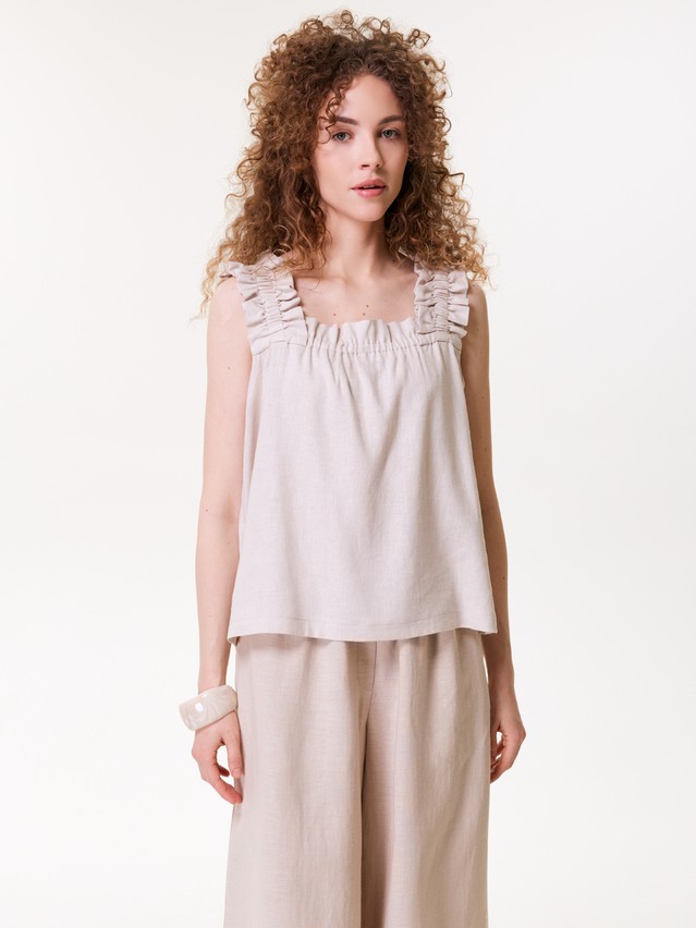 Блузка жен. C LBL 3484, р.170-84-90, beige - 4