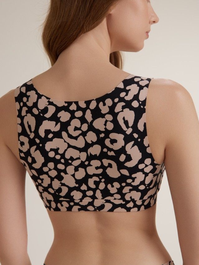 Бюстье женское CE INVISIBLE LBE 1434, р.170-84, black-leopard - 2
