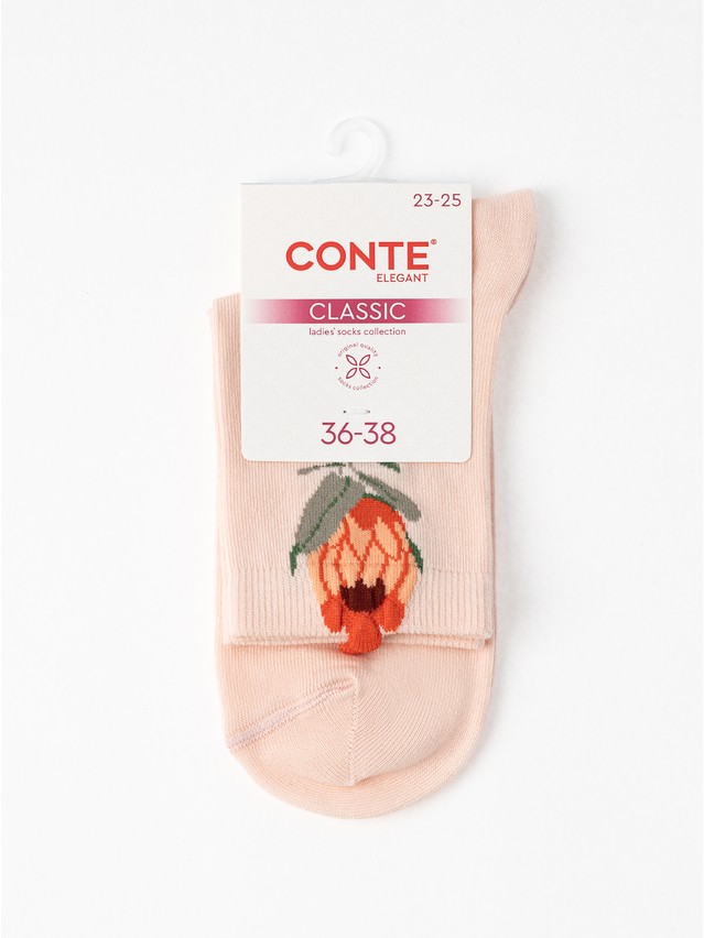 Носки женские хлопковые CE CLASSIC 17С-183СП, р.23-25, 1137 персиковый - 4