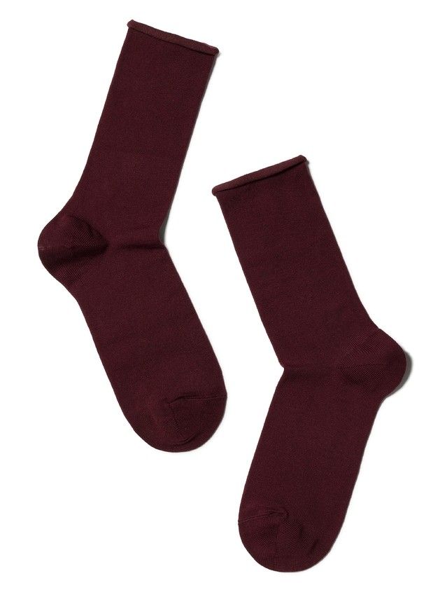 Носки женские хлопковые COMFORT (без резинки) 19С-101СП, р. 36-37, 000 темно-бордовый - 2