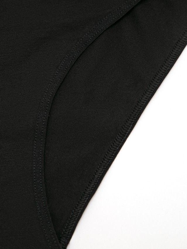 Трусы жен. CE PRINT DOTS LB 2545, р.90, black-light almond - 3