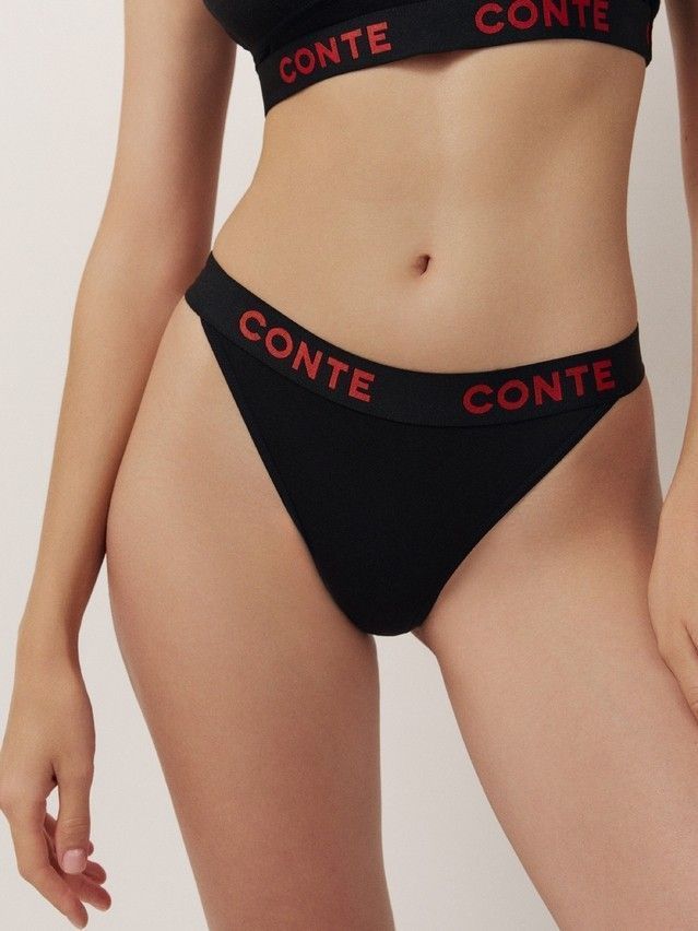 Трусы женские CE COMFY LINE LTA 2992, р.90, black-red - 6