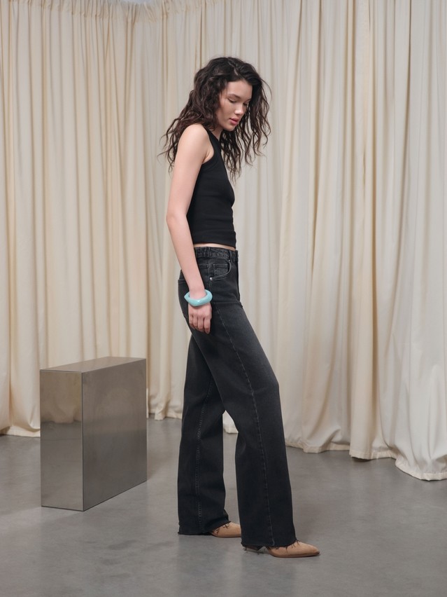 Джинсы женские C CON-797, р.164-90, washed black - 7