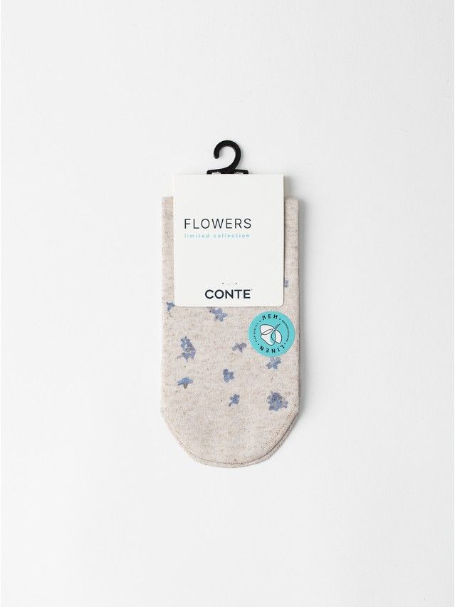 Носки женские C FLOWERS 20С-107/3СП, р.23-25, 1150 бежевый - 3