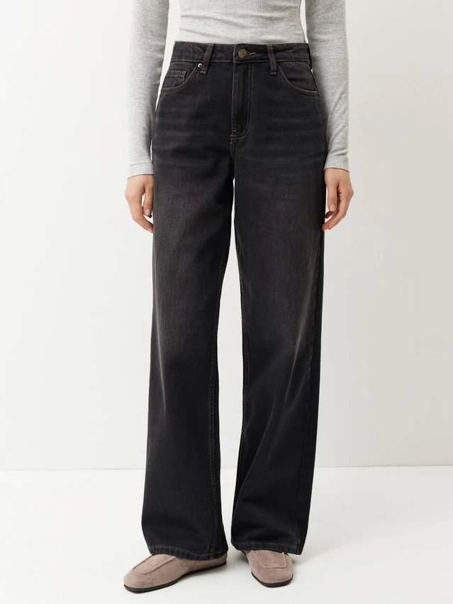 Джинсы жен. C CON-960, р.164-90, washed black - 4