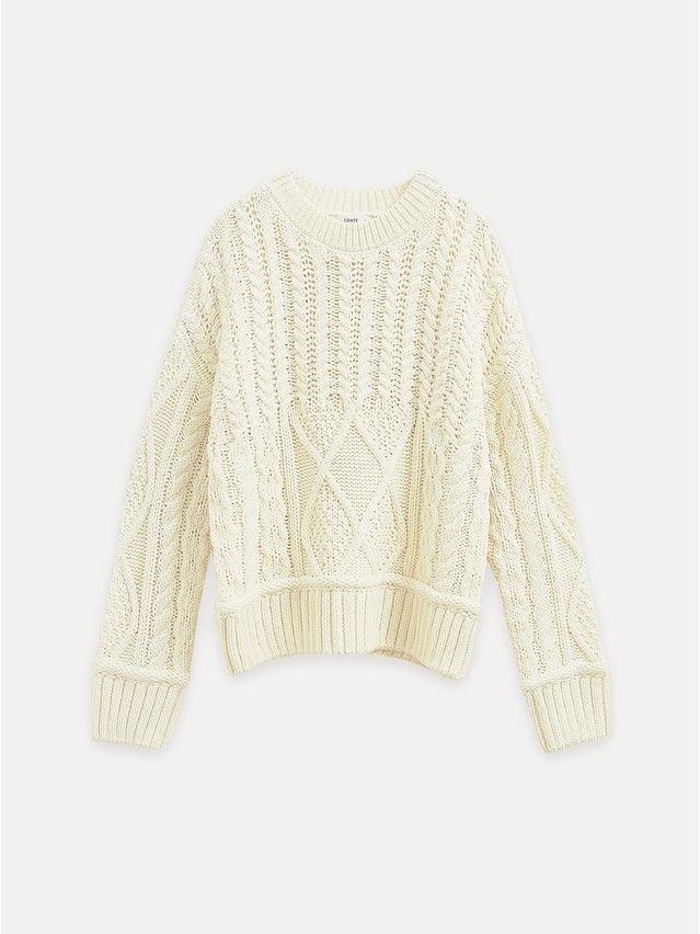 Джемпер женский CE LDK24140 24С-140СП, р.170-84, ecru - 6