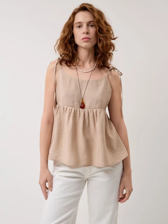 Блузка жен. C LBL 3421, р.170-84-90, beige - 3