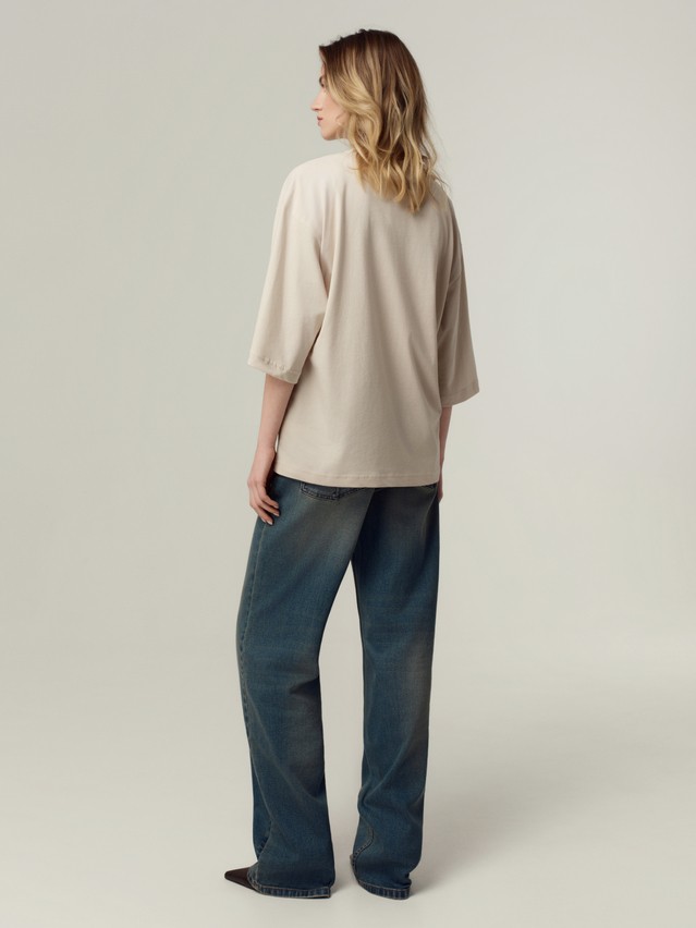 Джемпер женский C LD 3449, р.170-84, beige-coffee - 2