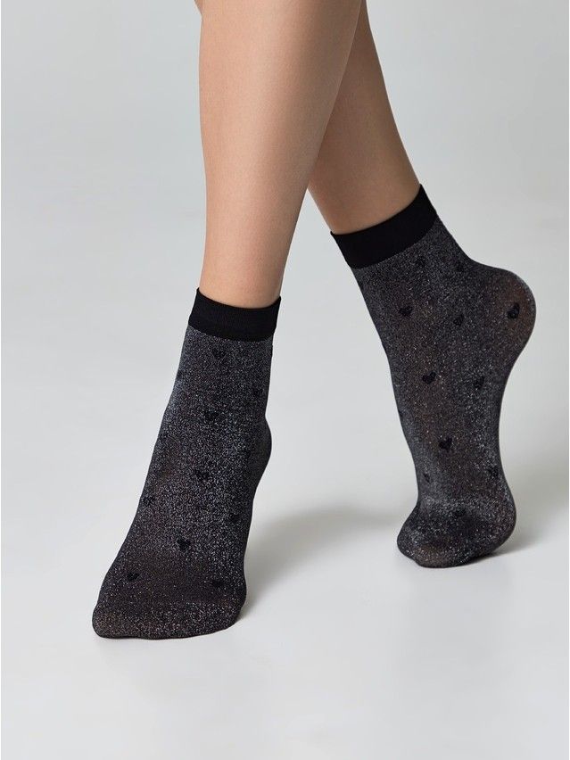 Носки женские CE FANTASY 23С-109СП, р.23-25, silver-nero - 3
