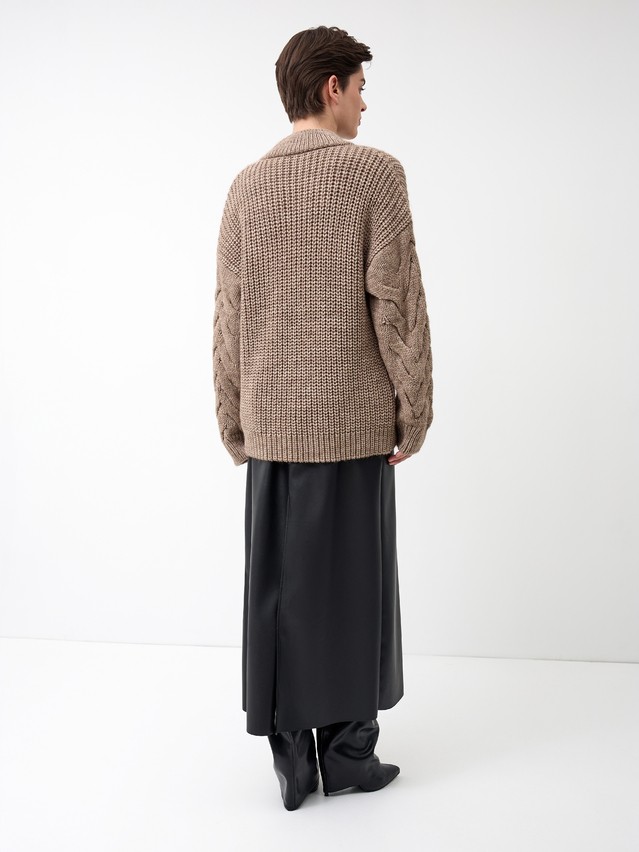 Джемпер женский CE LDK24136 24С-136СП, р.170-84, beige melange - 3