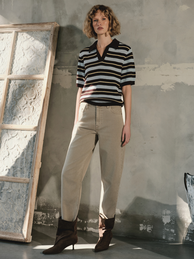 Джемпер жен. C LDK25139 25С-139СП, р.170-84, brown-blue-yellow - 5