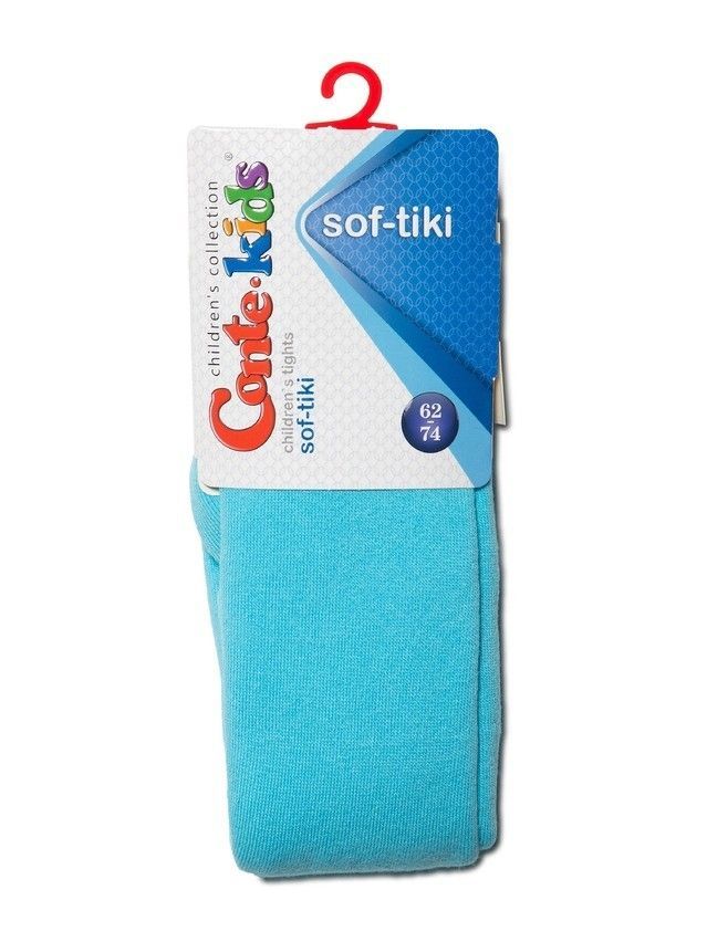 Колготки хлопковые детские SOF-TIKI (махровые внутри) 7С-38СП, p. 62-74, бирюза, рис. 390 - 4