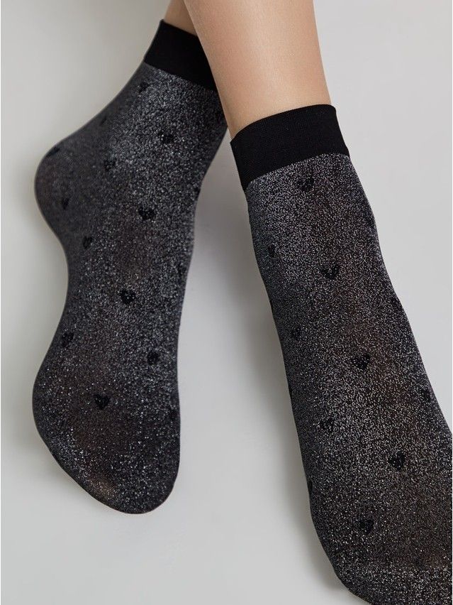 Носки женские CE FANTASY 23С-109СП, р.23-25, silver-nero - 1