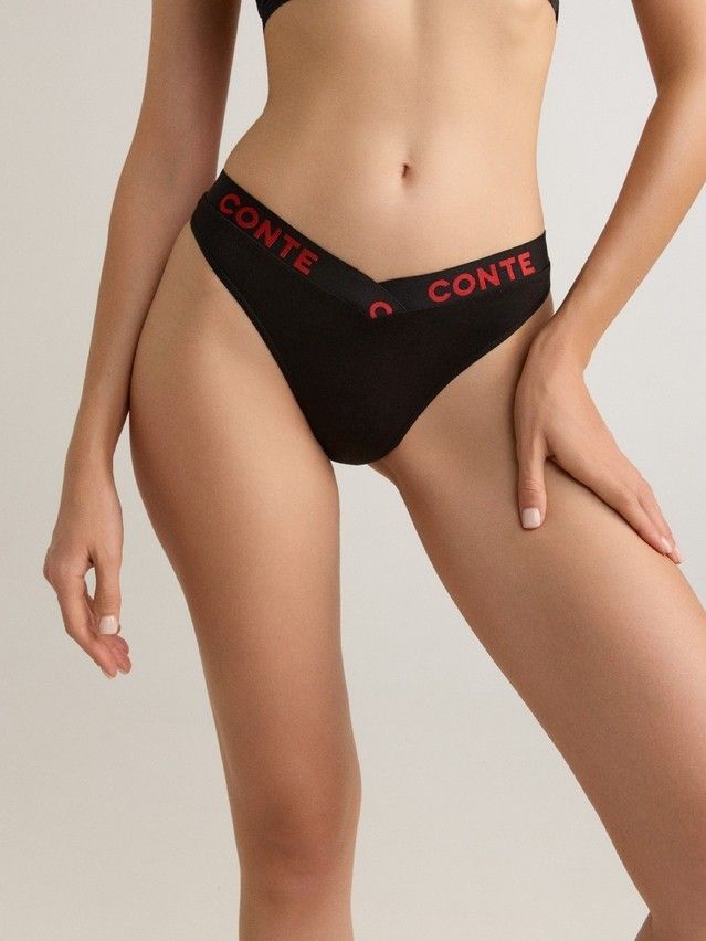 Трусы женские CE COMFY LINE LBR 2991, р.90, black-red - 8